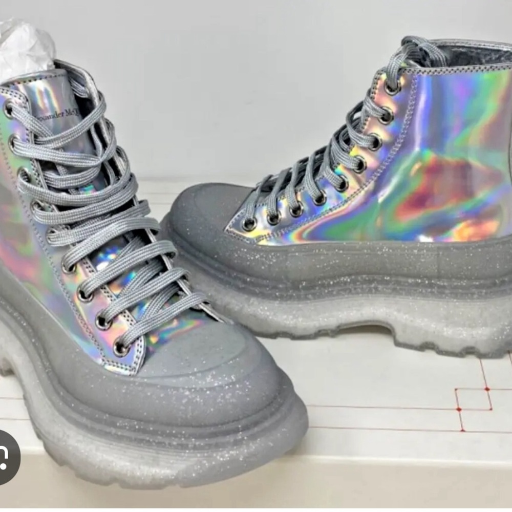 Alexander McQueen combat boots